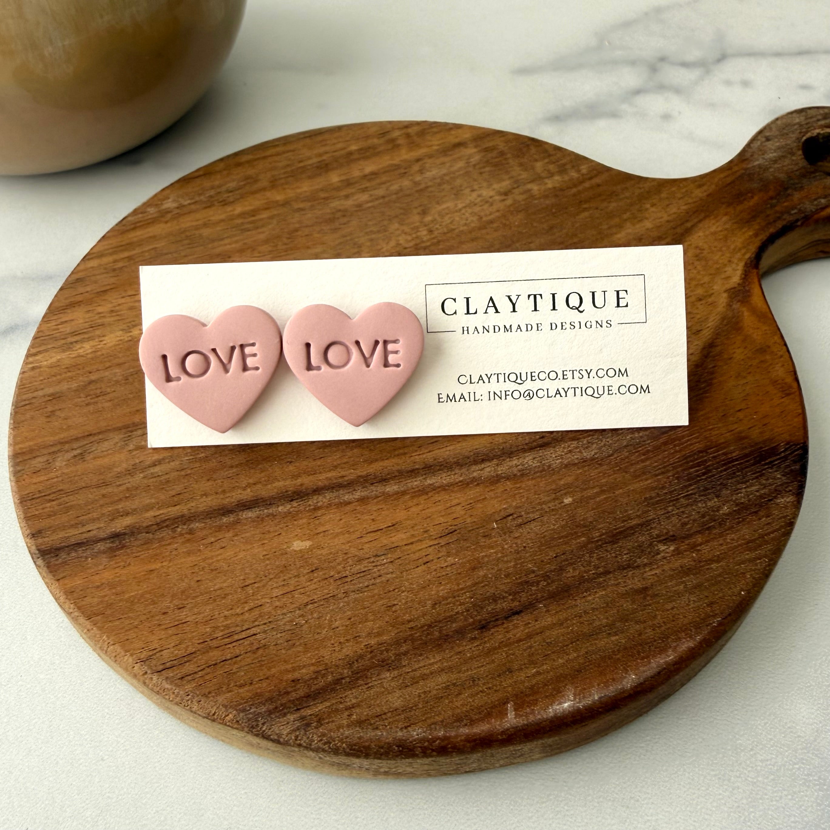 Valentine Love Stud Earrings