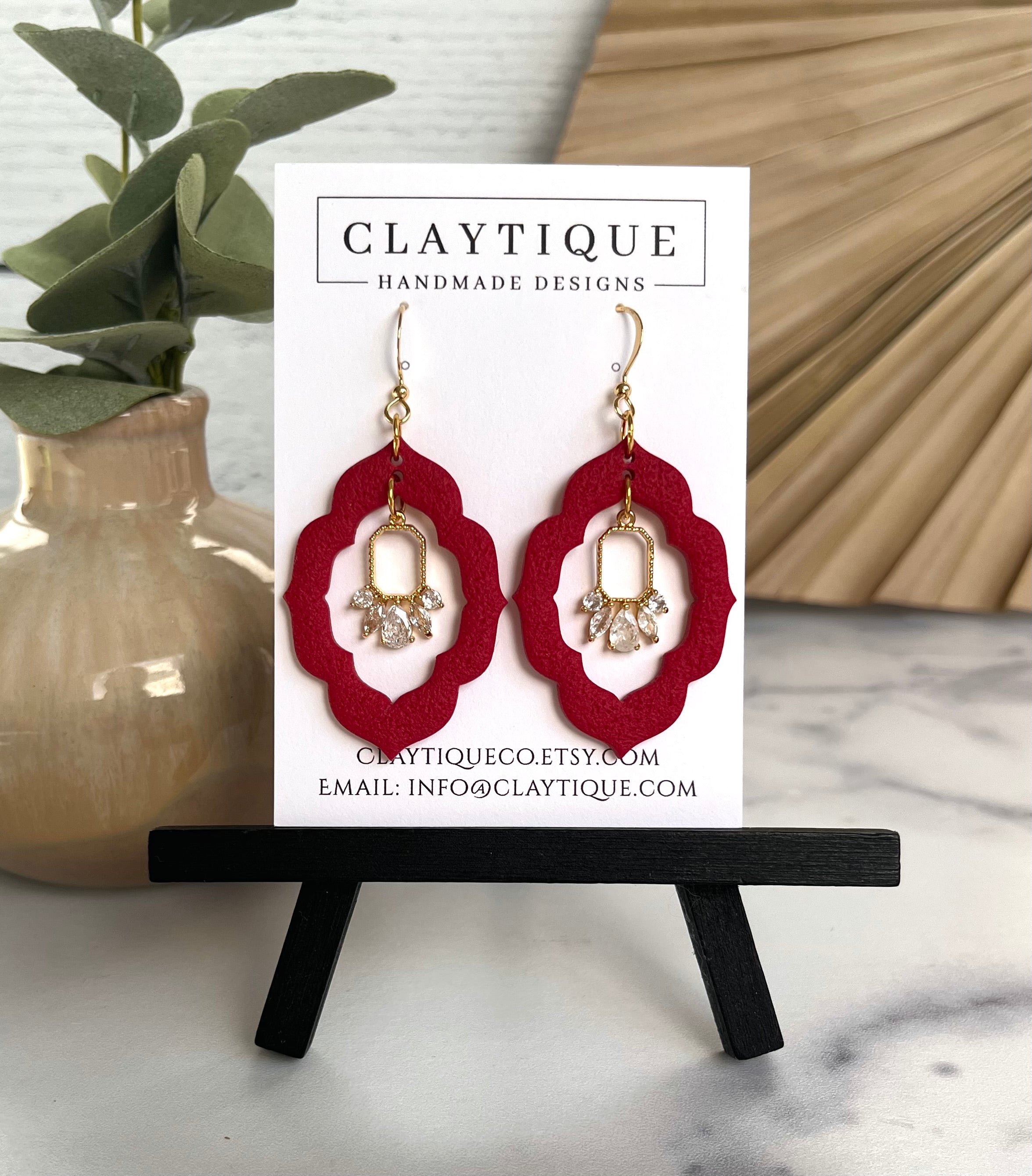 Moroccan Style Dangle Earring