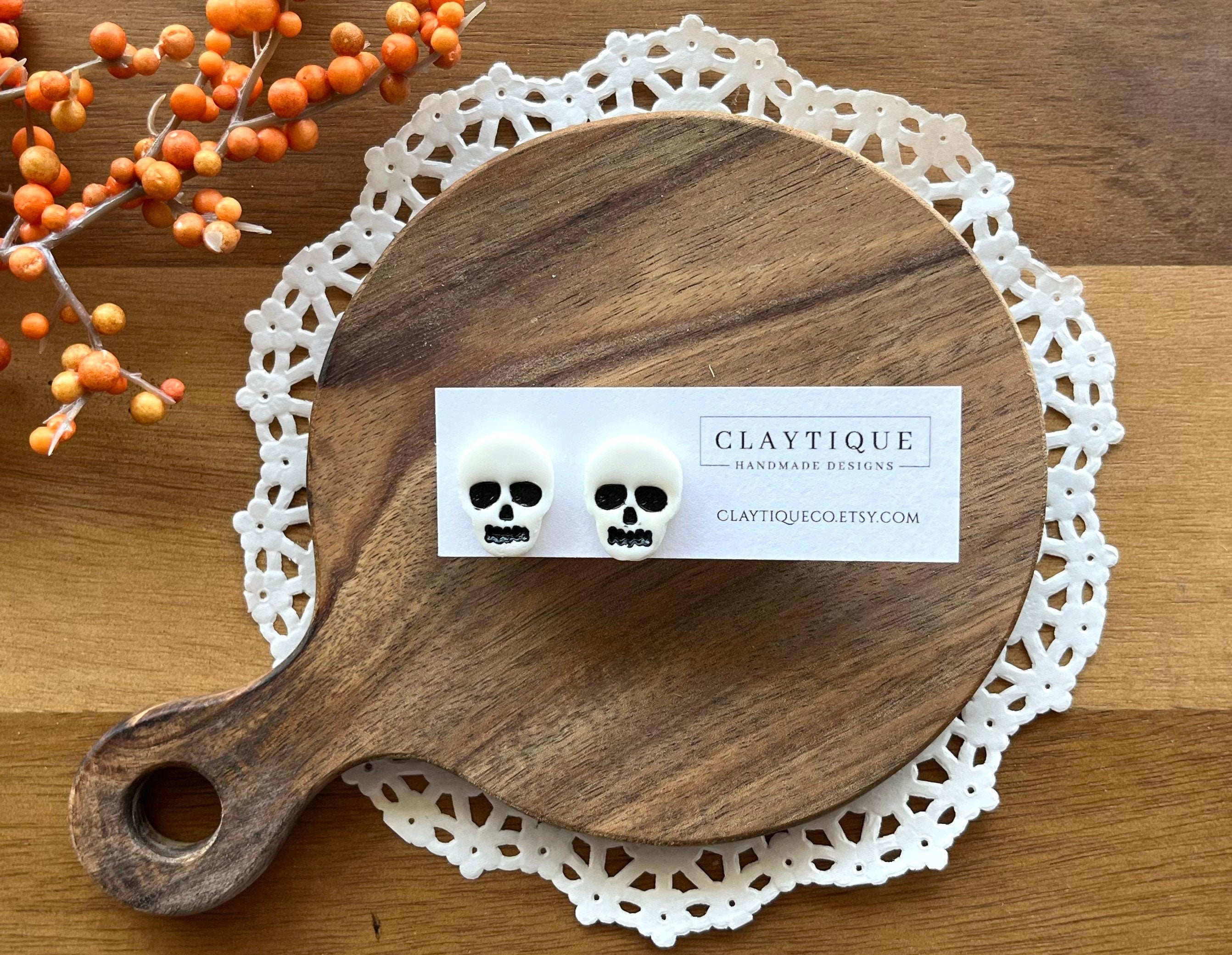 Halloween Skull Stud